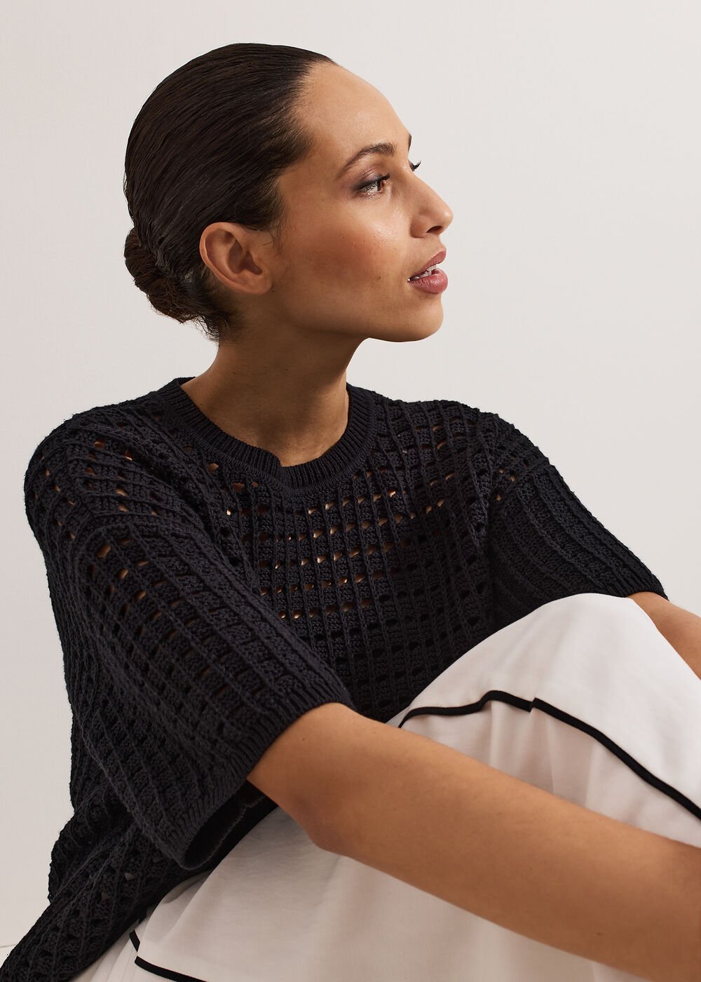 Jamelia Boxy Knit - Black