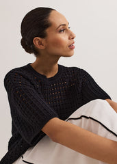 Jamelia Boxy Knit - Black