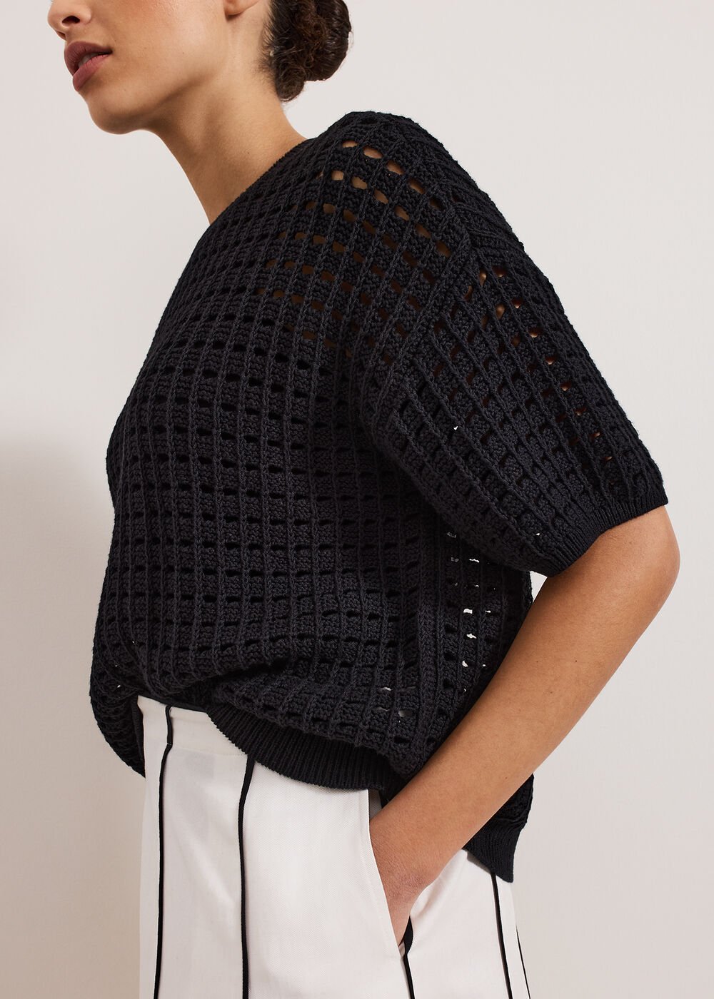 Jamelia Boxy Knit - Black
