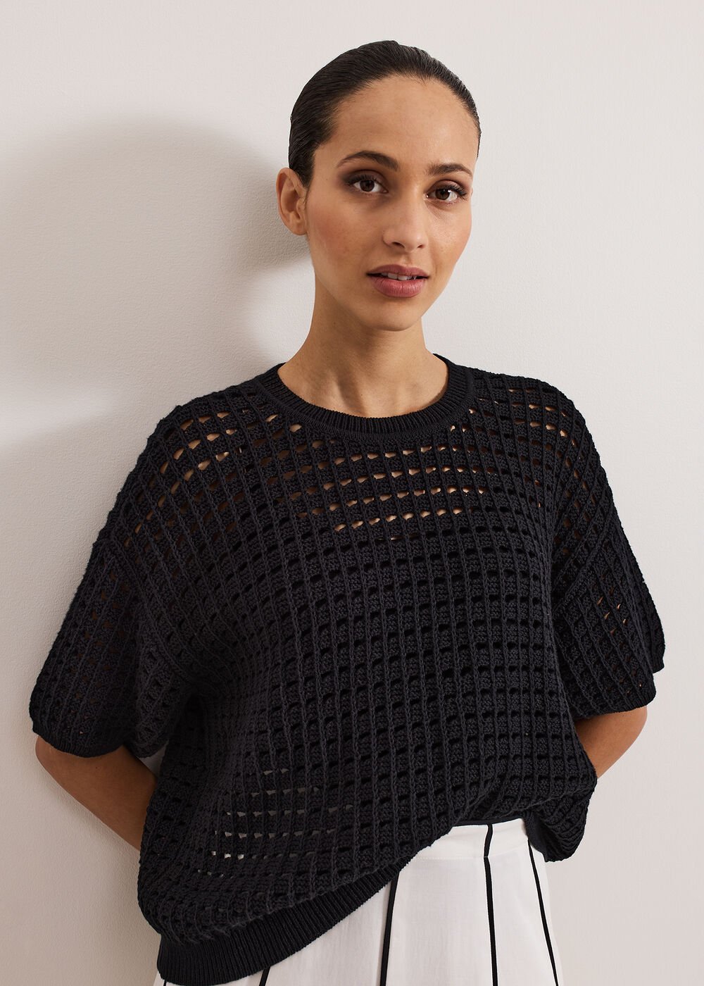 Jamelia Boxy Knit - Black