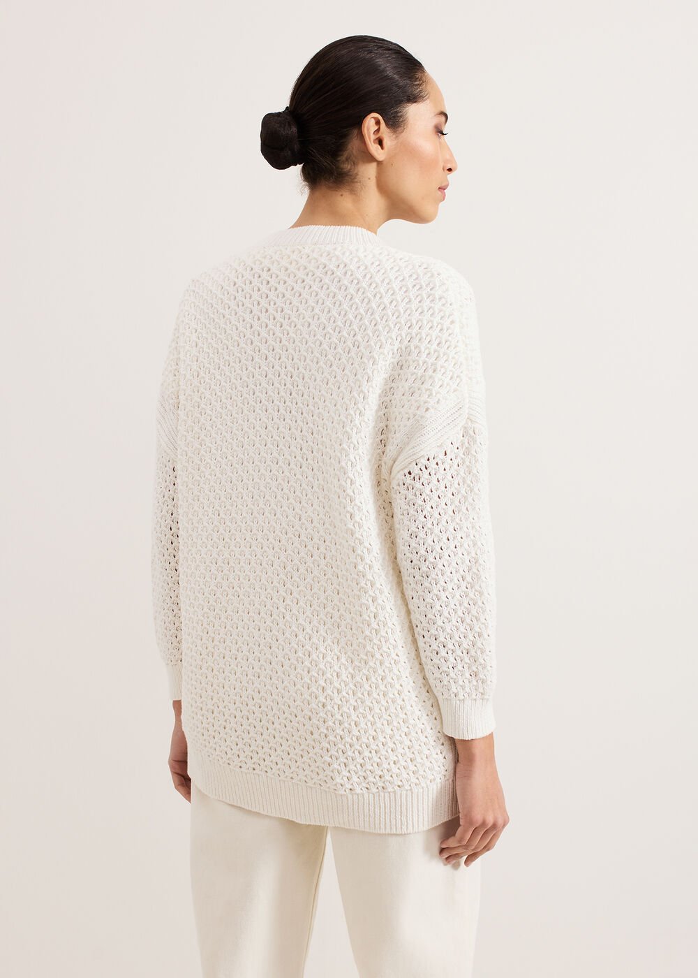 Antonia Stitch Cardi - Ivory