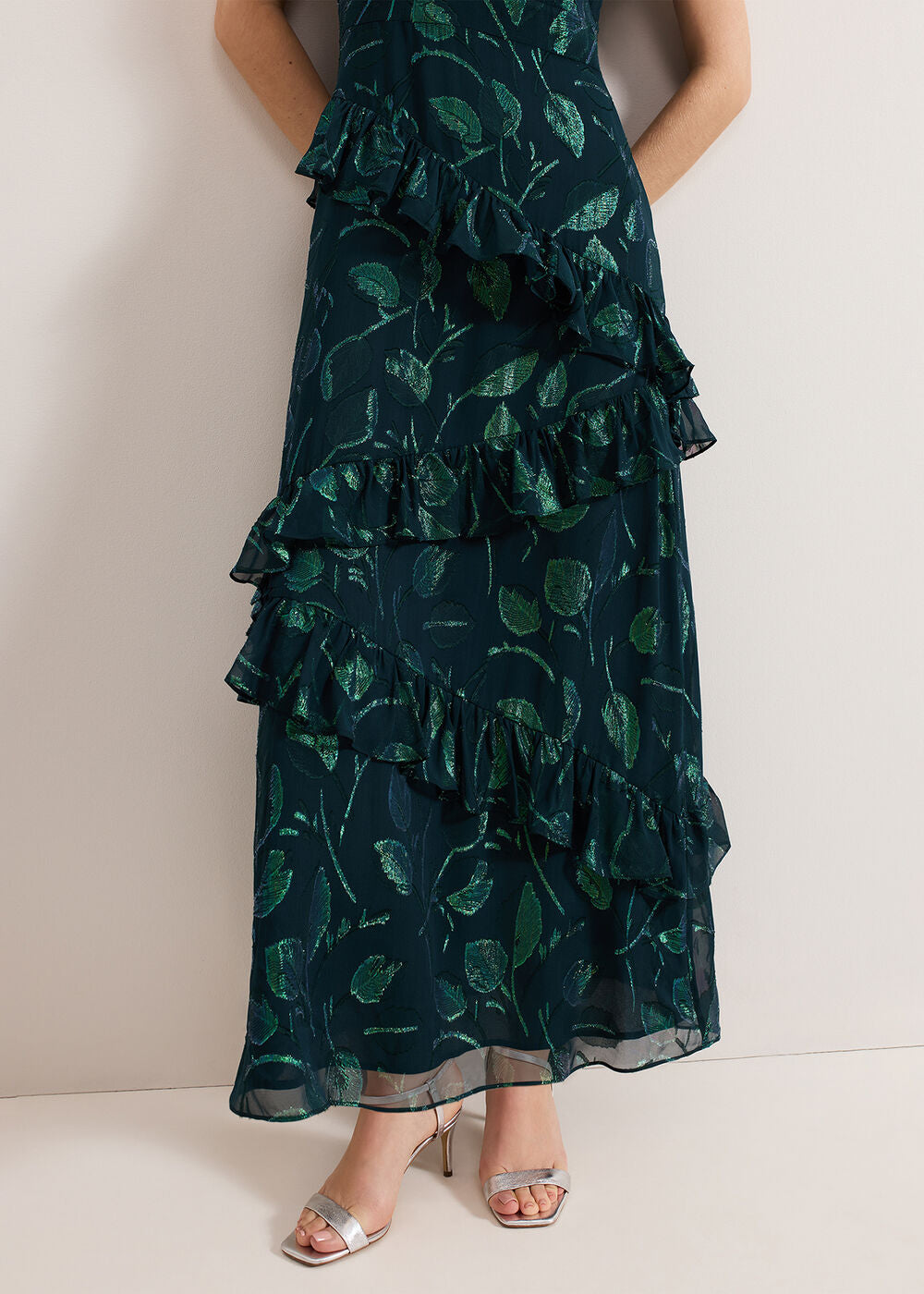 Haisley Silk Dress - Green