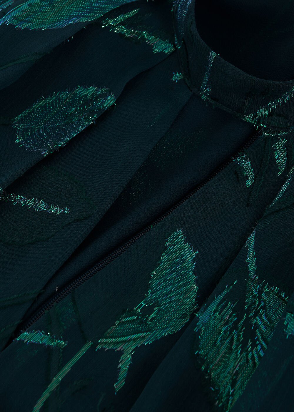 Haisley Silk Dress - Green