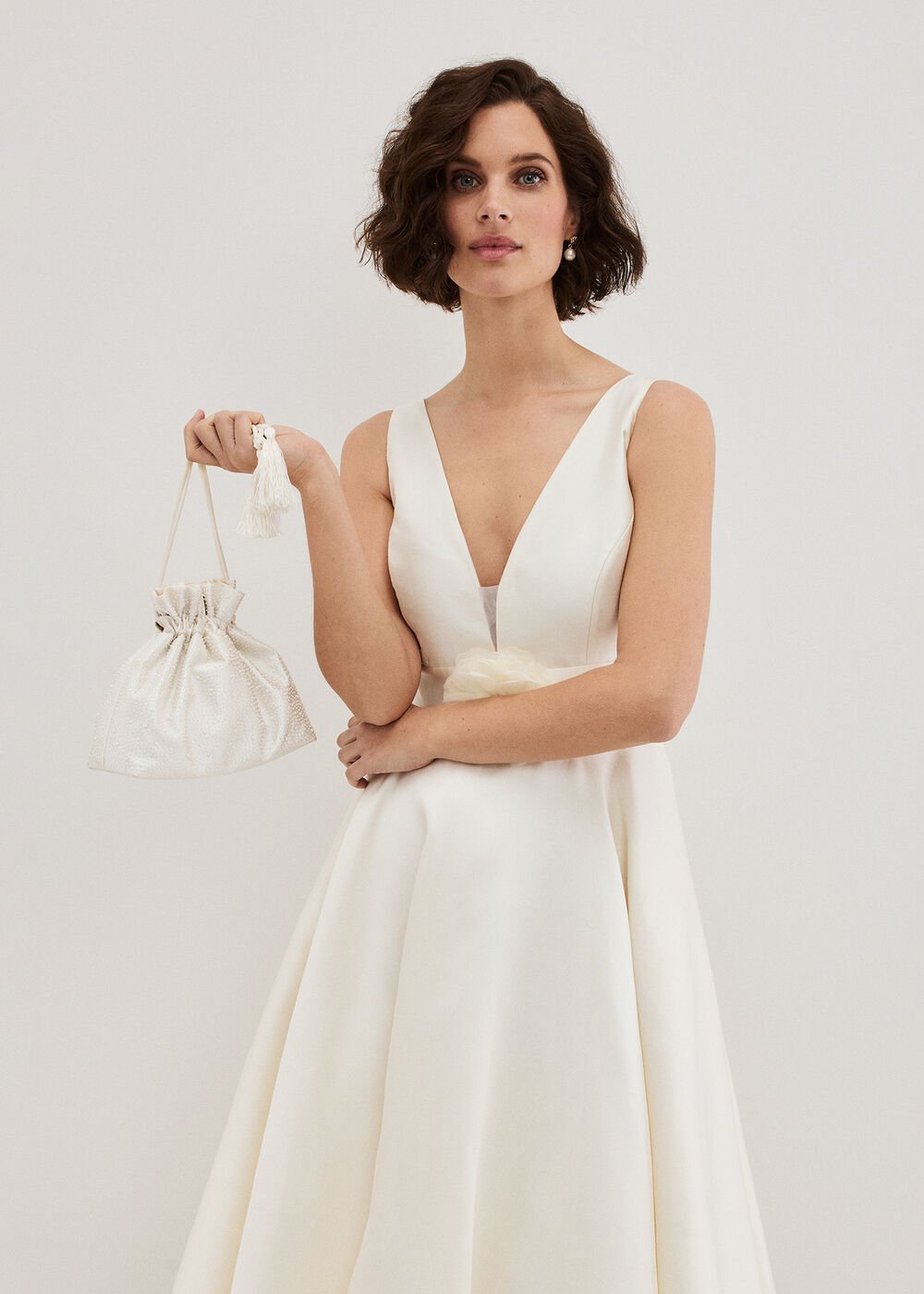 Pearl Clutch - Ivory
