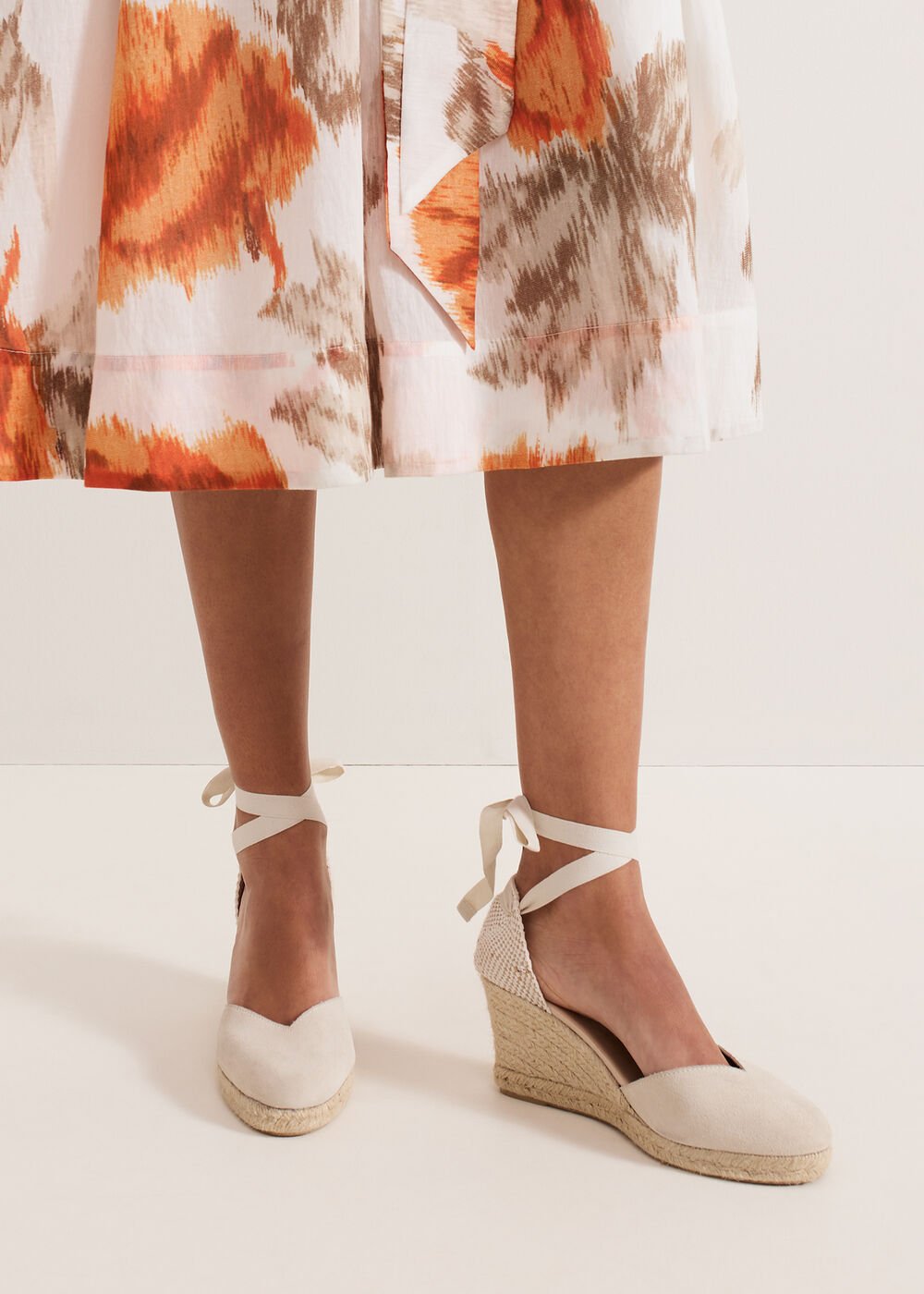 Wedge Espadrille - Ivory