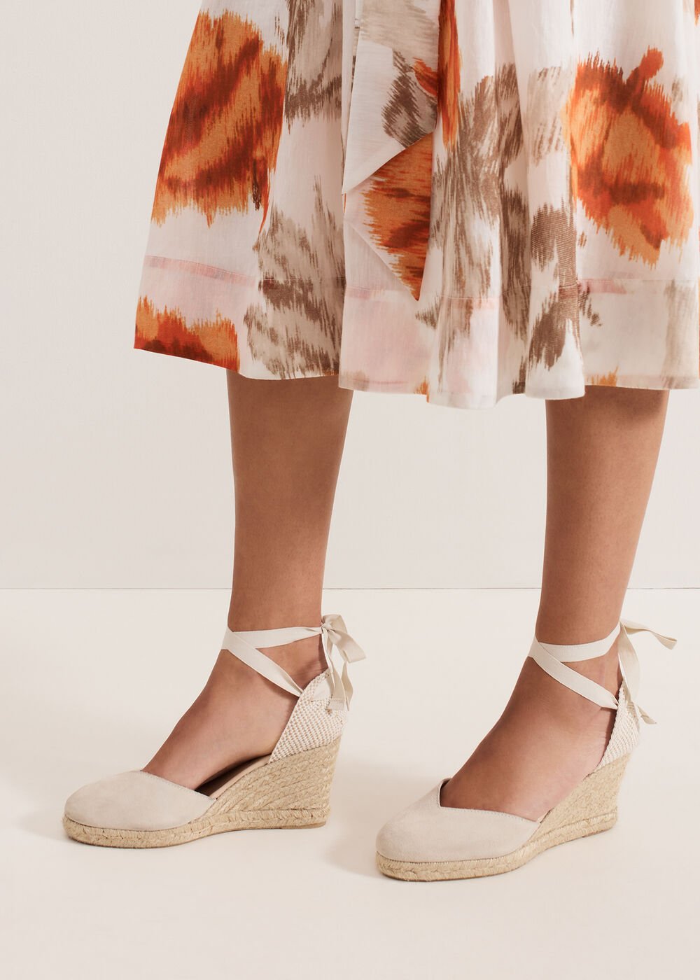 Wedge Espadrille - Ivory