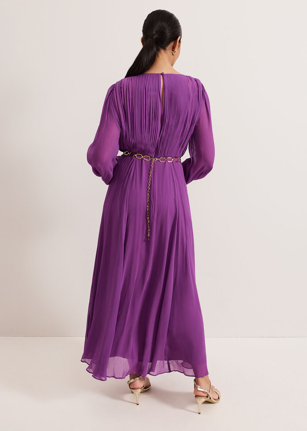 Petite Amal Dress - Purple