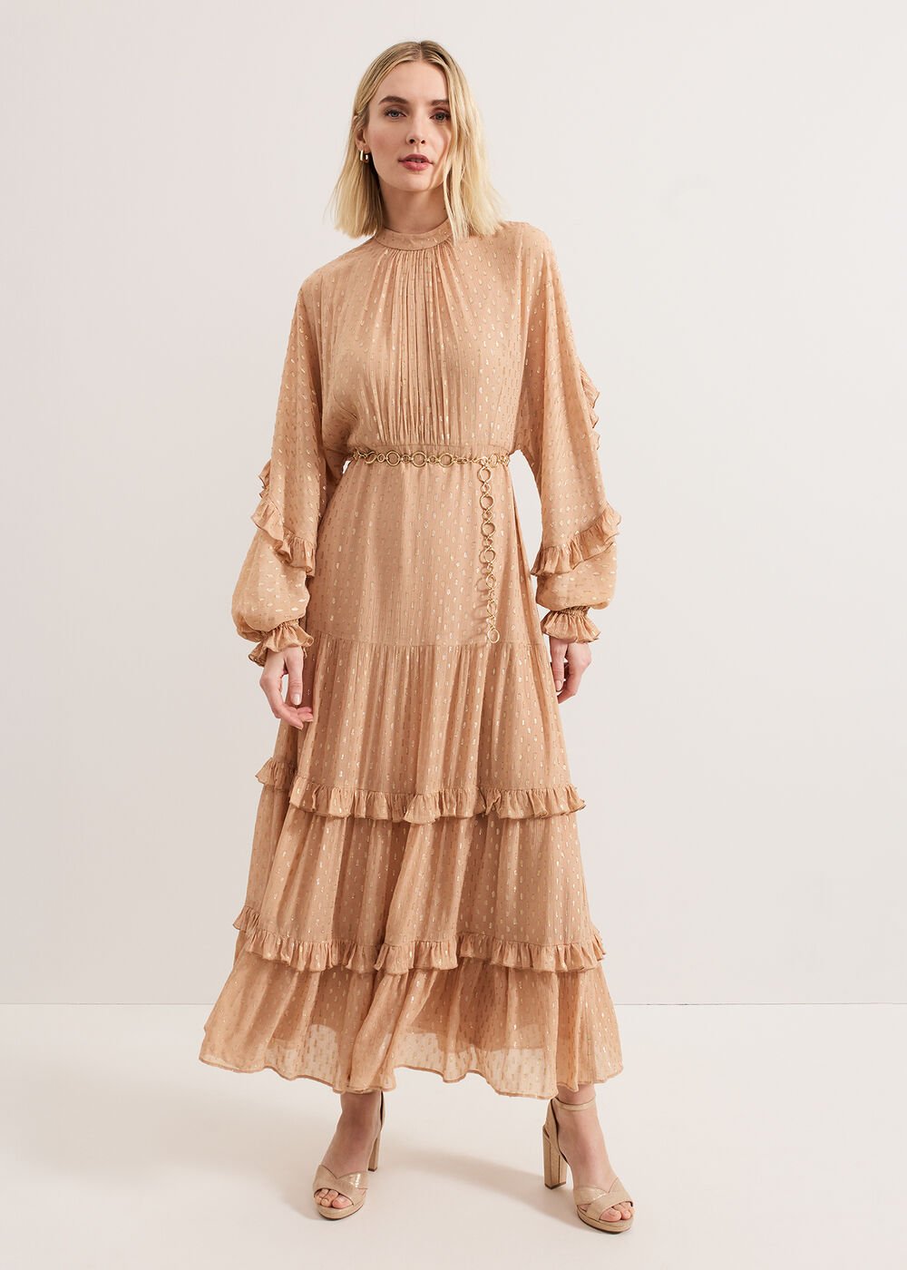 Priscilla Maxi Dress - Pale Pink