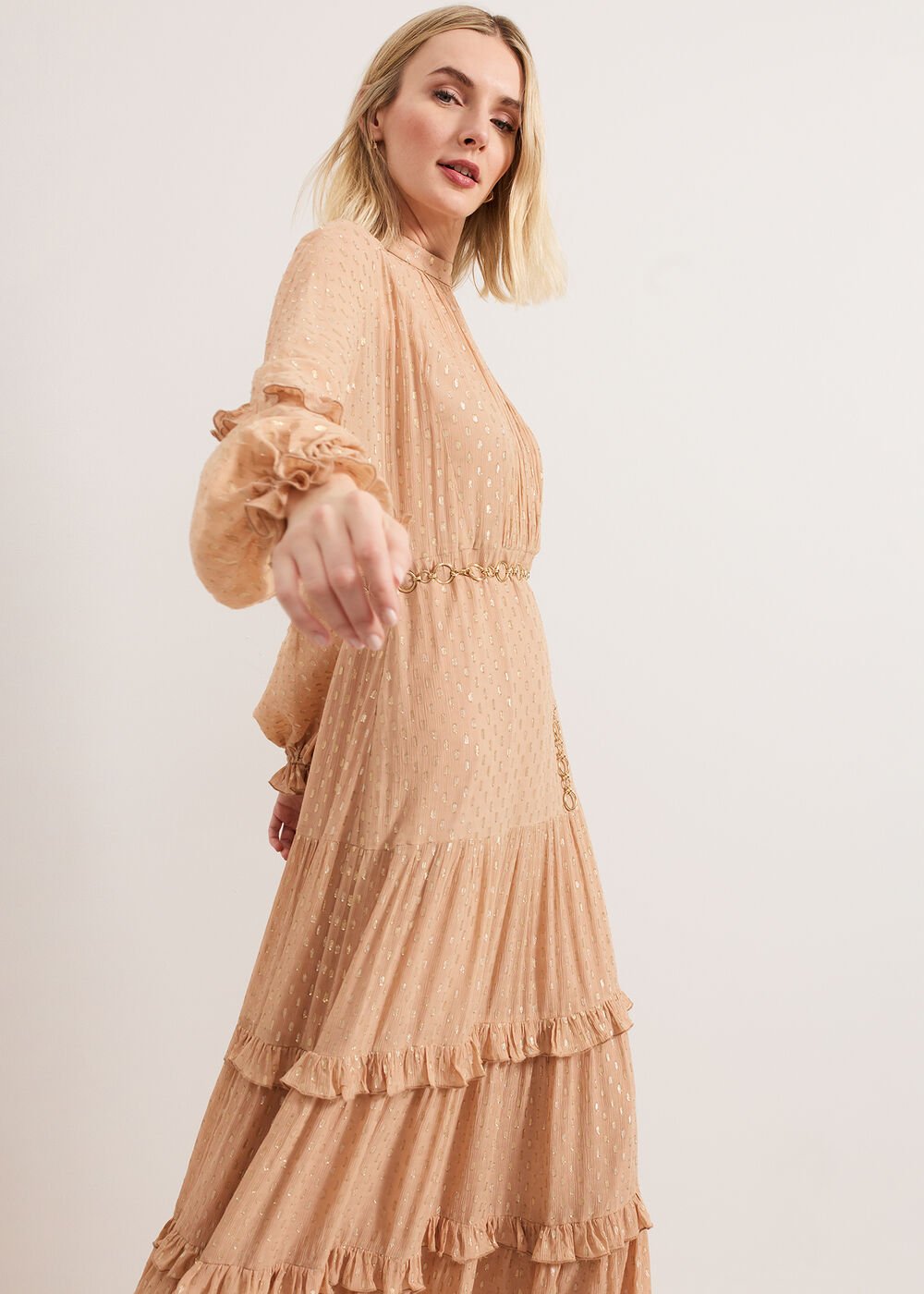 Priscilla Maxi Dress - Pale Pink