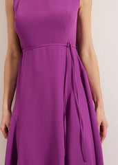Maya Plain Dress - Purple