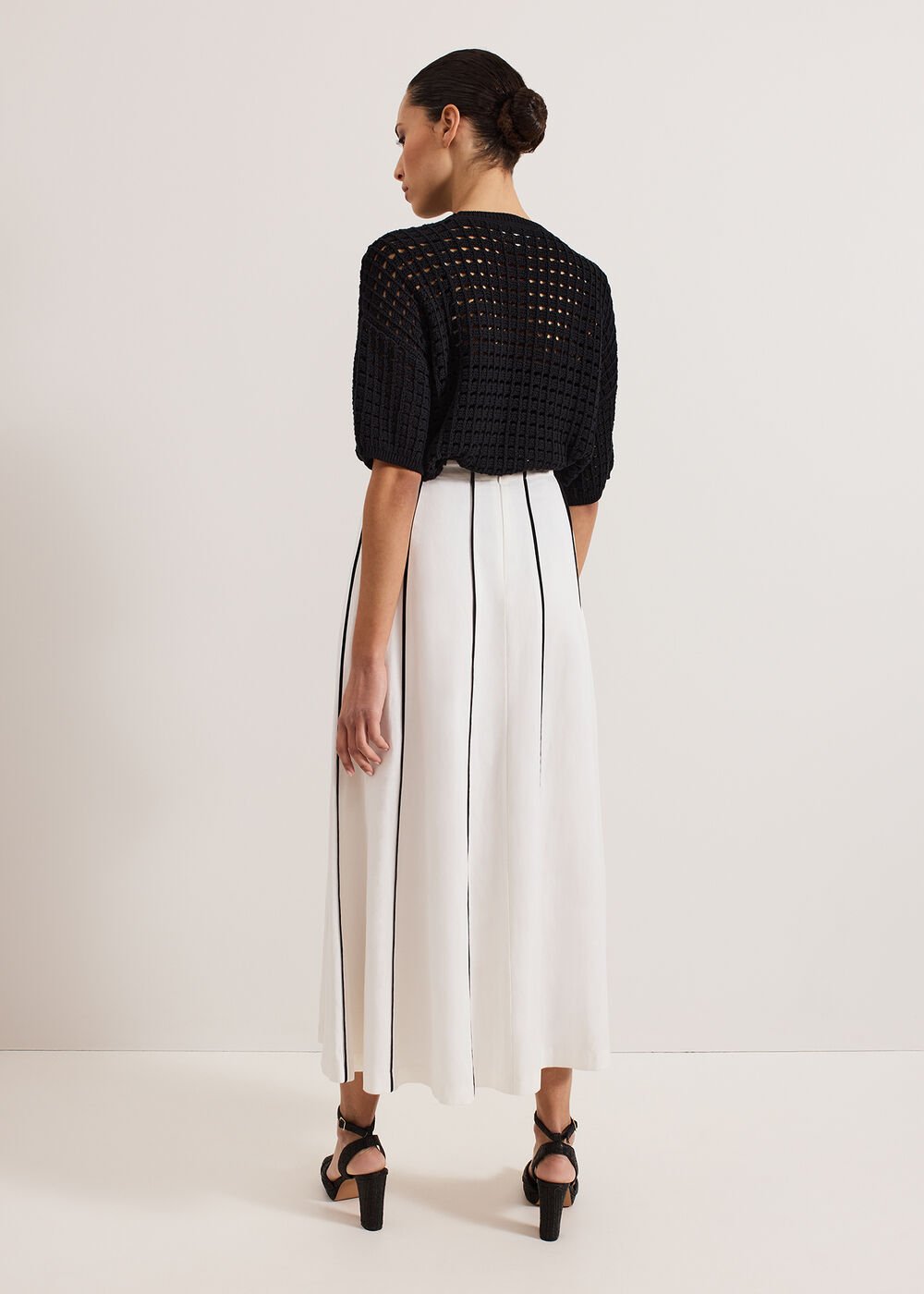 Rhoden Linen Skirt - White