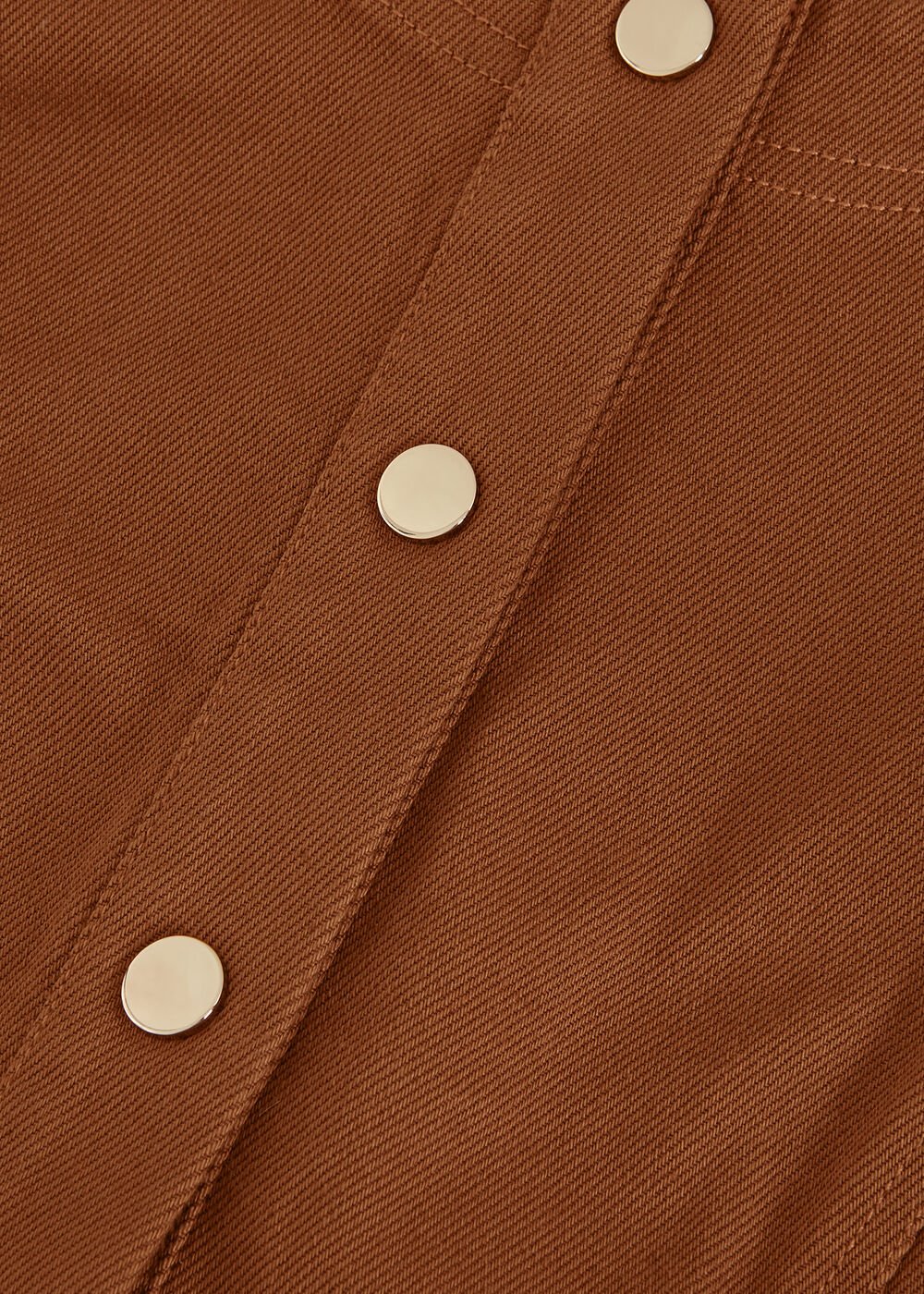Janah Denim Dress - Brown