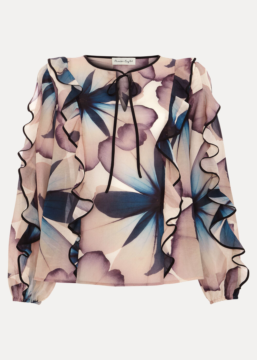 Cosmos Silk Blouse - Multi-Coloured