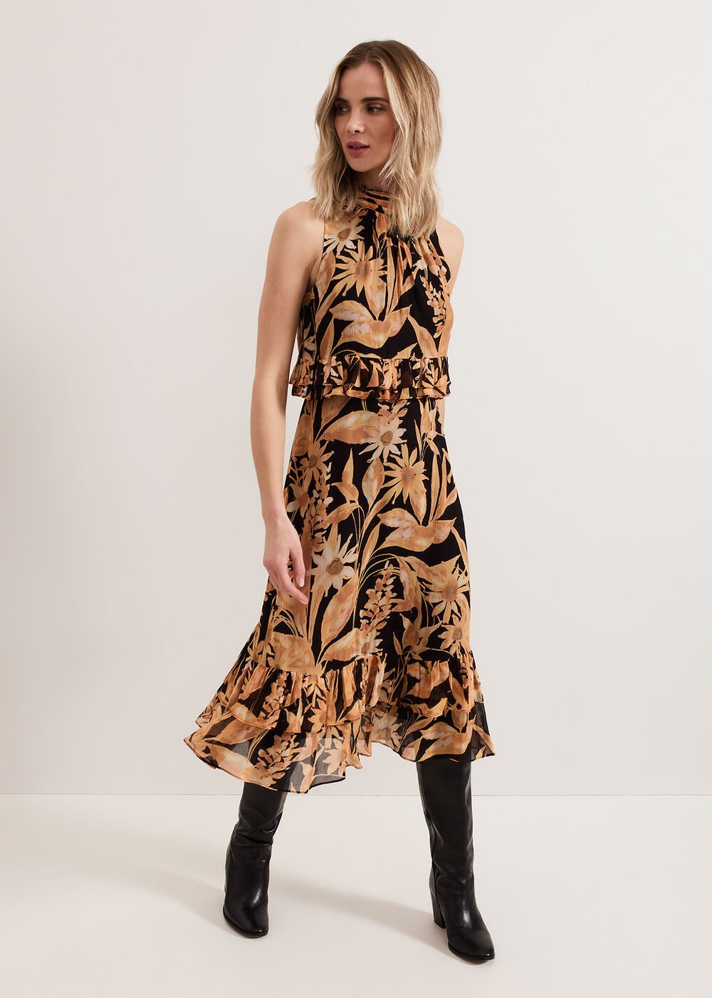 Alma Printed Dress - Multi