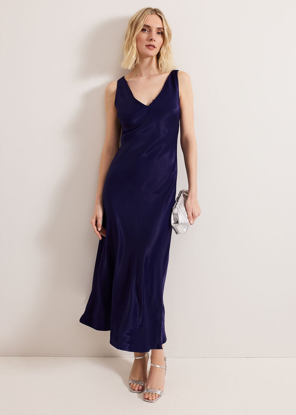 Kyra Overlay Dress - Navy