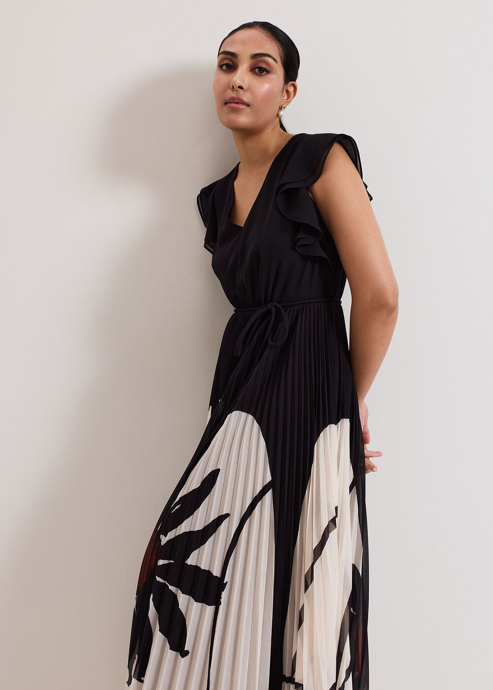 Petite Uma Dress - Black Multi
