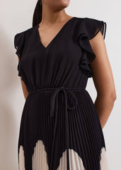 Petite Uma Dress - Black Multi