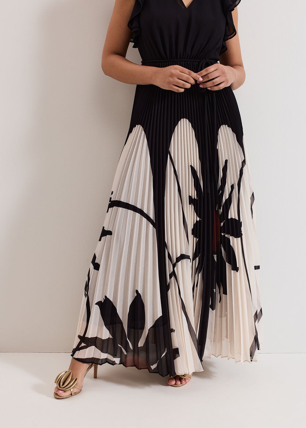 Petite Uma Dress - Black Multi