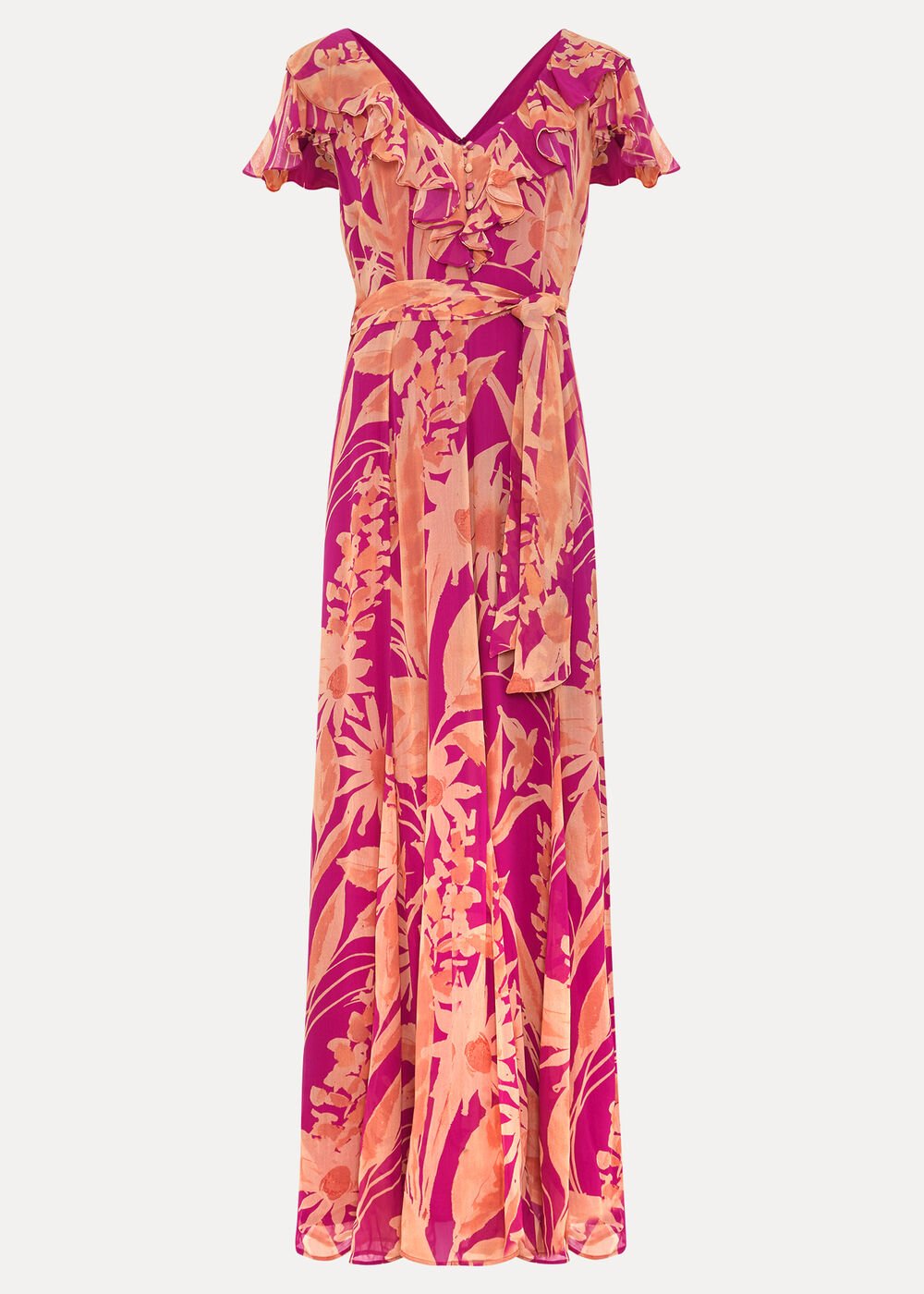 Dinara Printed Dress - Pink