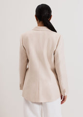 Amble Petite Blazer - Stone