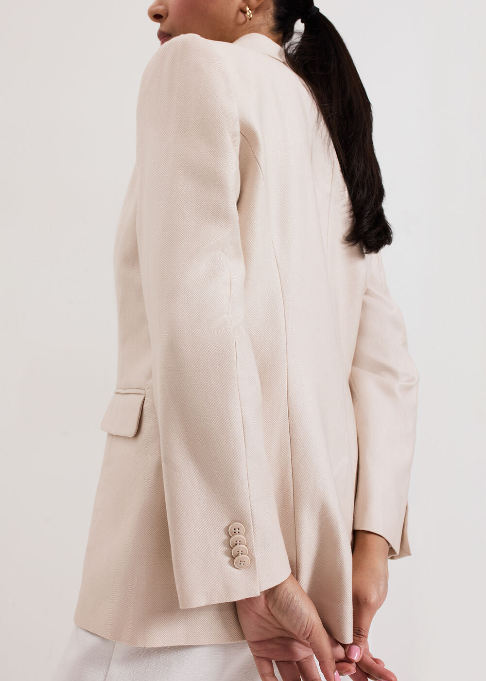 Amble Petite Blazer - Stone