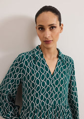 Tiered Midi Dress - Green