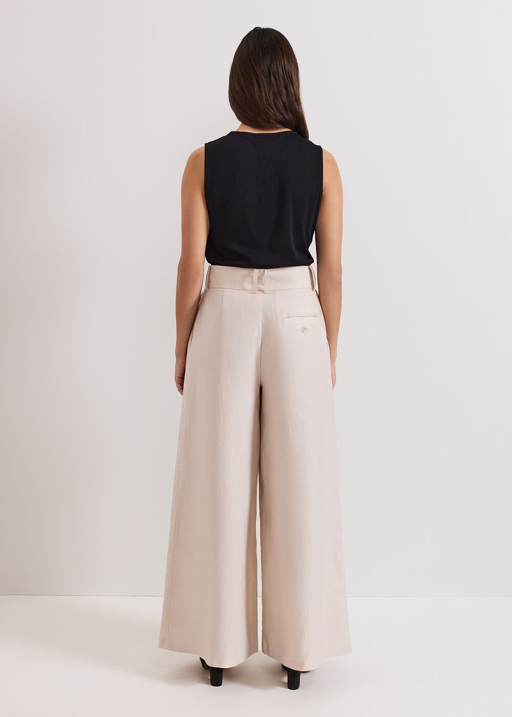 Amble Linen Trouser - Stone