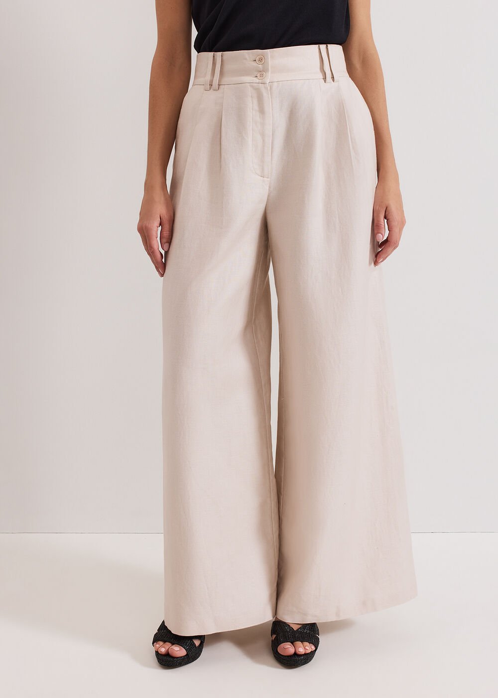 Amble Linen Trouser - Stone