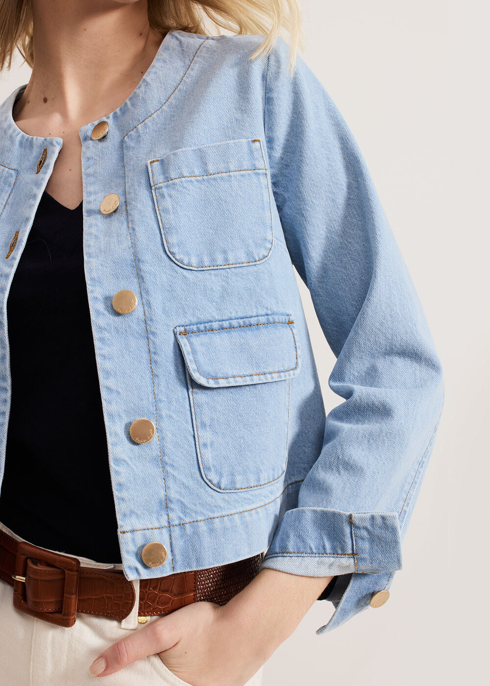 Ripley Denim Jacket - Mid Wash