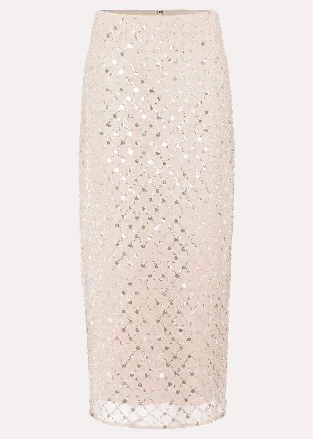 Alma Pencil Skirt - Neutral