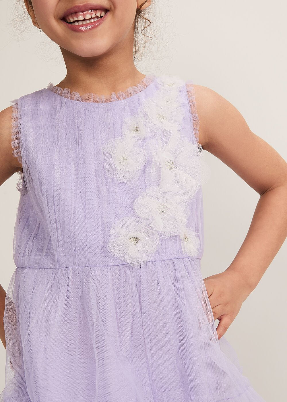 Alessia Floral Dress - Lilac