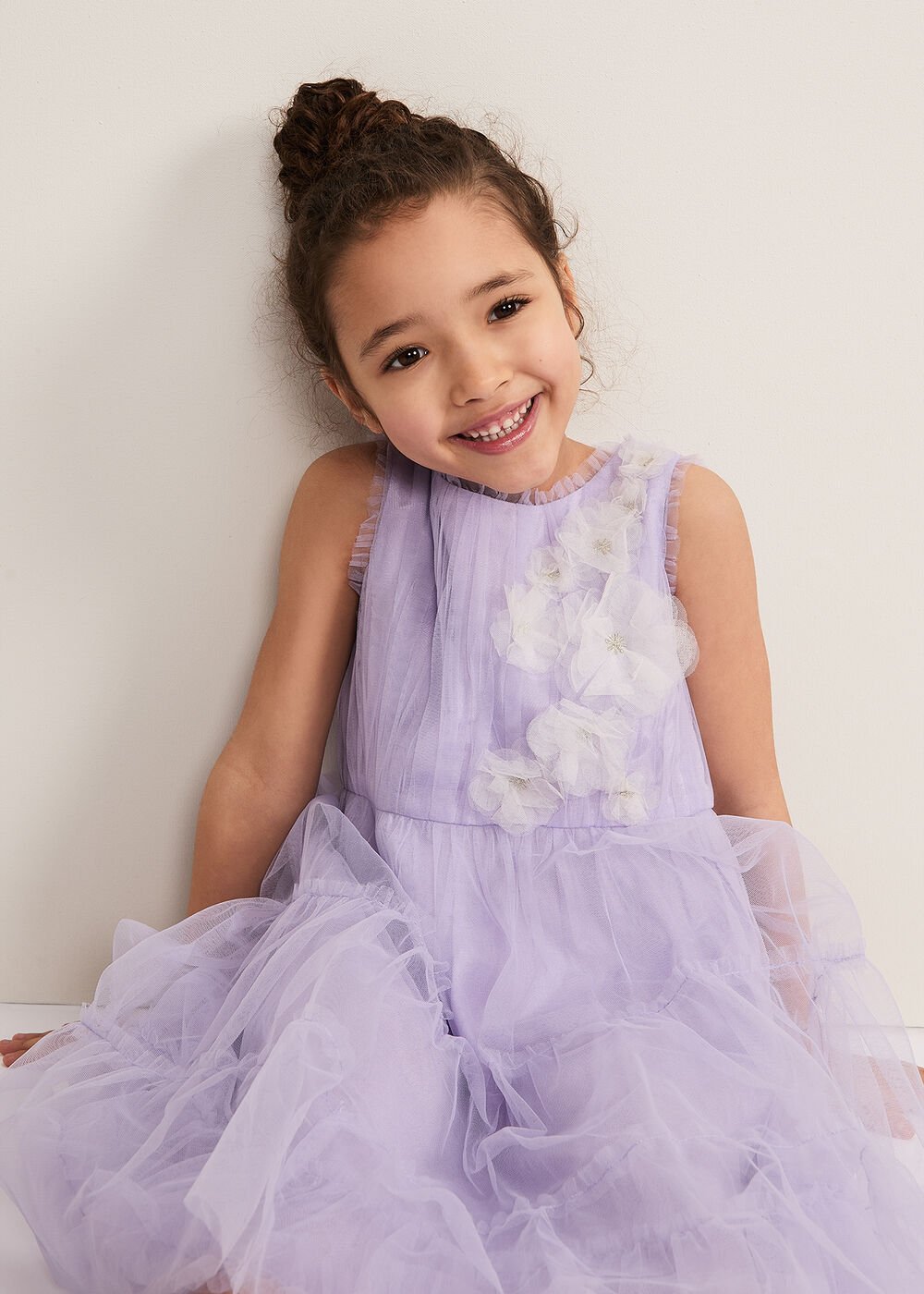 Alessia Floral Dress - Lilac