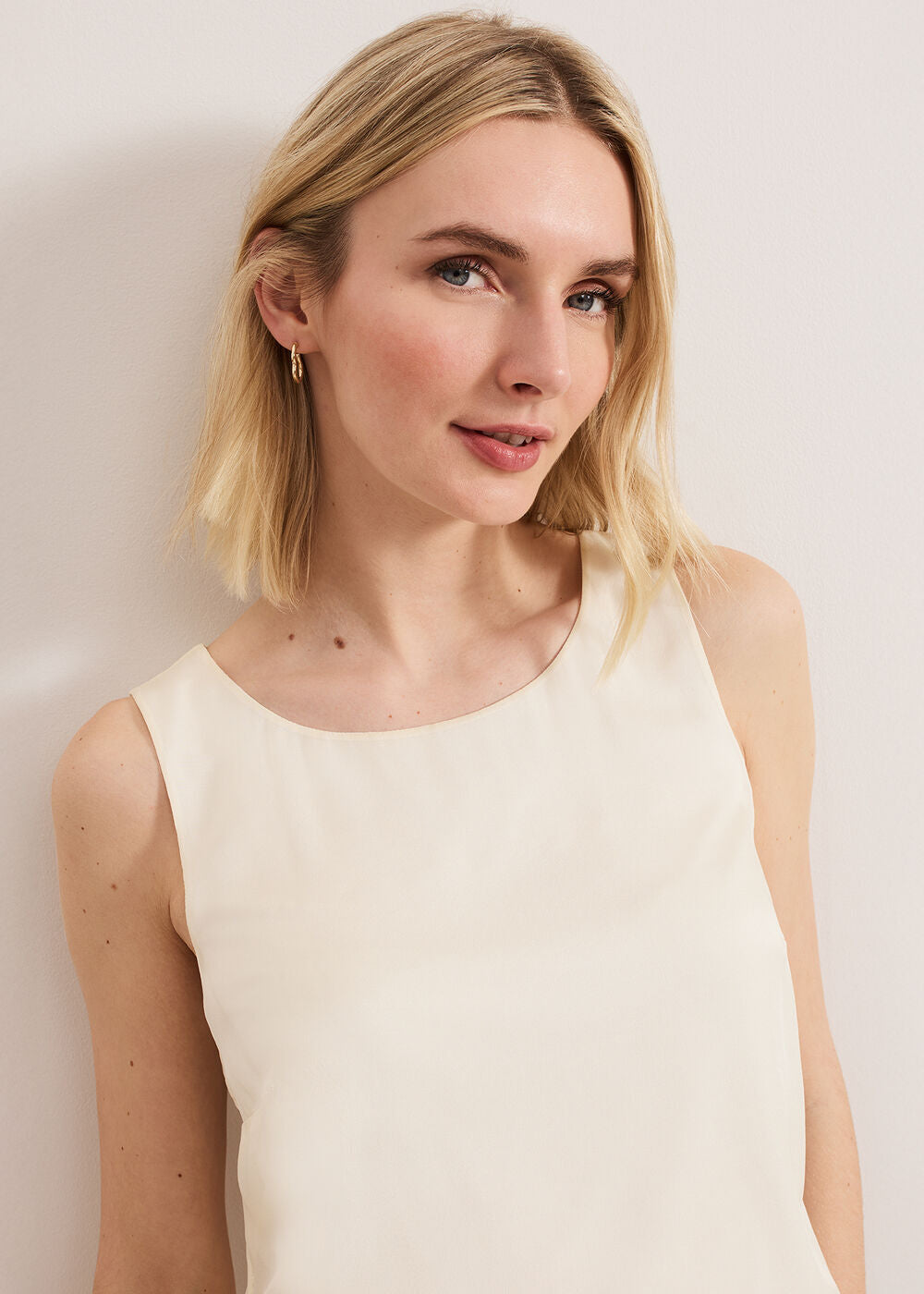 Daya Silk Cami - Cream
