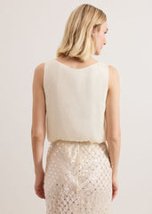 Daya Silk Cami - Cream
