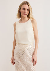 Daya Silk Cami - Cream