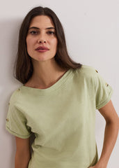 Suzie Button Top - Green