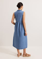 Blakely Midi Dress - Blue