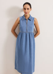 Blakely Midi Dress - Blue