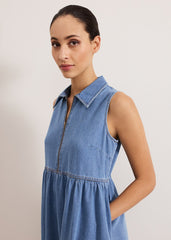 Blakely Midi Dress - Blue