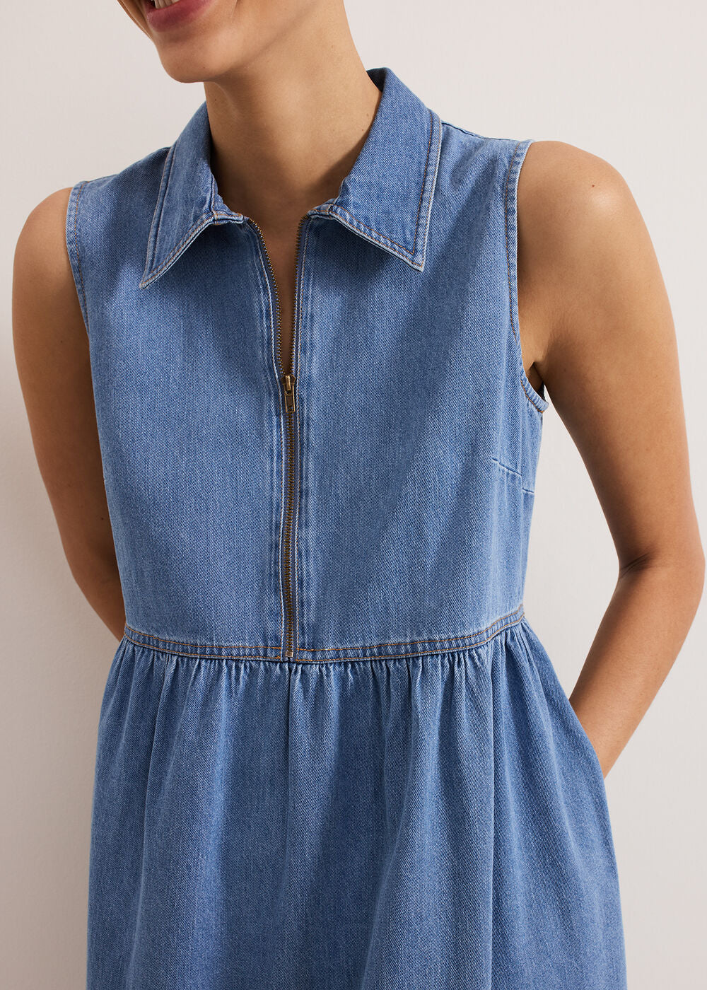Blakely Midi Dress - Blue