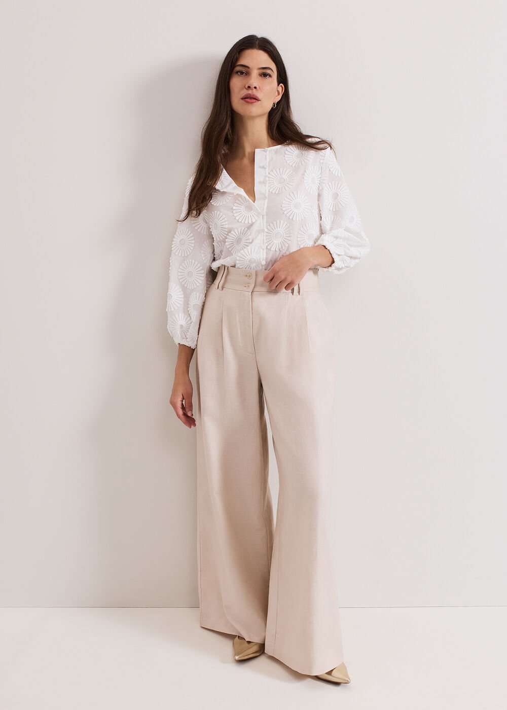Daisy Poplin Blouse - Ivory