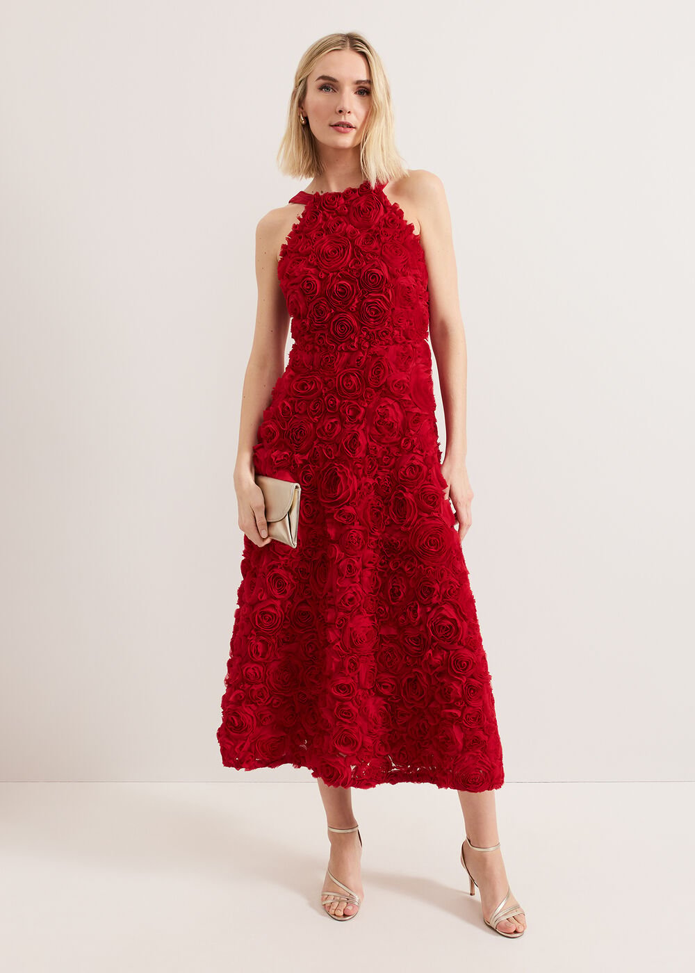 Angeline Midaxi Drss - Red