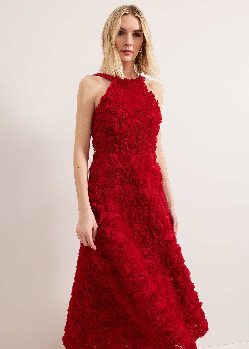 Angeline Midaxi Drss - Red