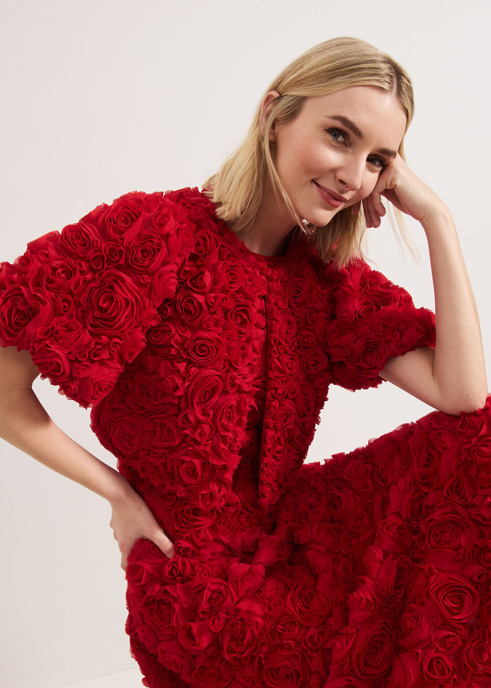 Angeline Midaxi Drss - Red