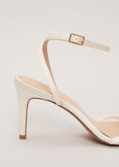 Pearl Bow Sandals - Ivory