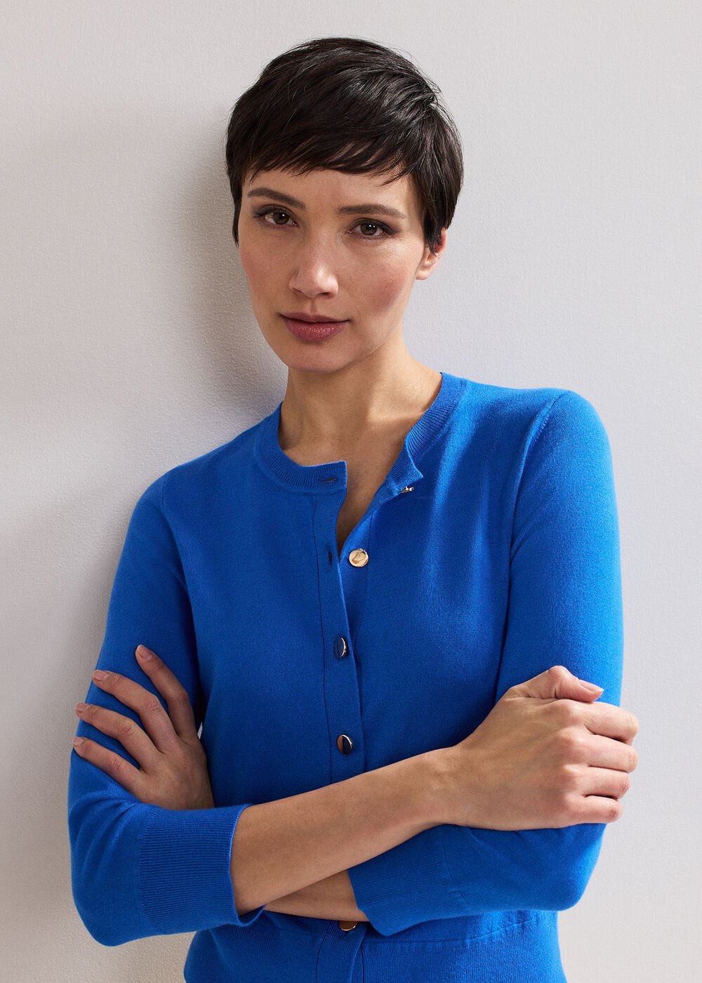 Robin Button Cardi - Blue
