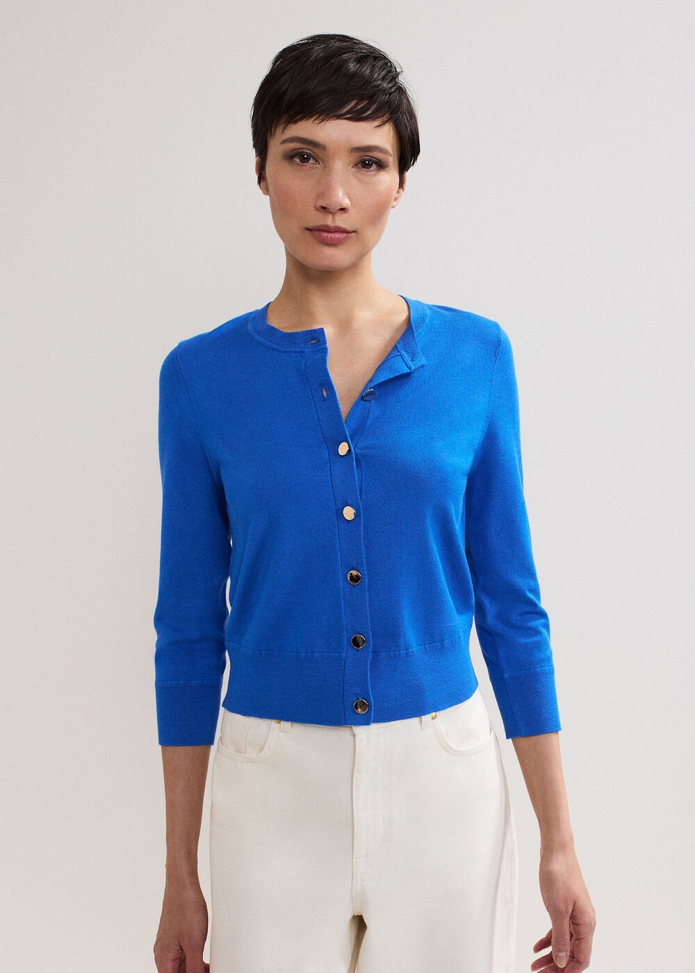 Robin Button Cardi - Blue