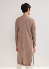 Tasha Linen Cardigan - Brown