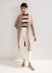 Tasha Linen Cardigan - Brown