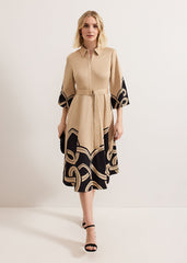 Petite Breena Dress - Neutral